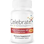 Celebrate Multi-Complete 60 Multivitamin with Iron Capsules