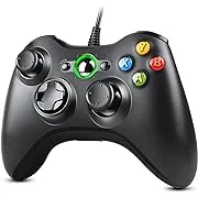 Wireless Controller for Xbox 360, Etpark Xbox 360 Joystick Wireless Game Controller for Xbox 360 & Slim Console and PC Windows XP/7/8/10(Black)