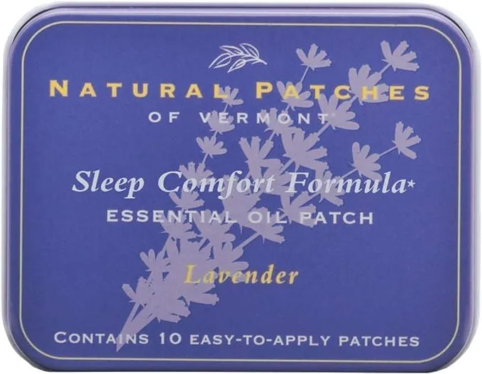 Natural Patches Of Vermont Lavender Sleep Comfort Essential Oil Body... 