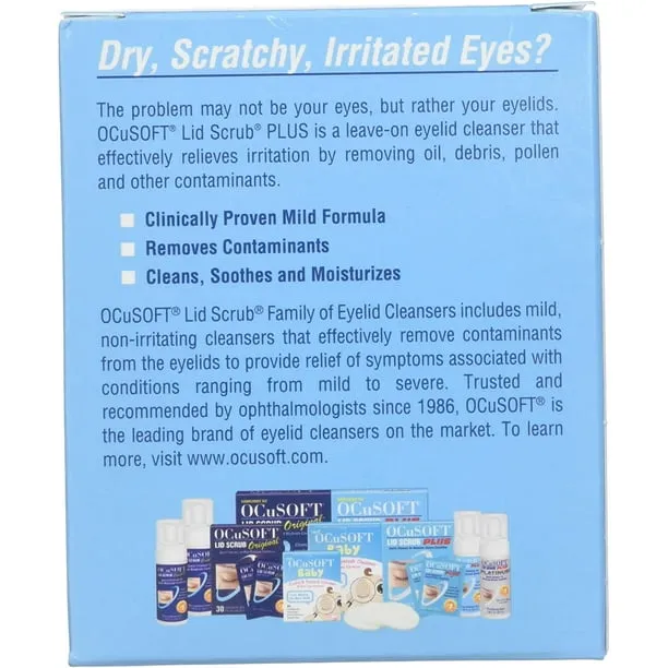 OCuSOFT Lid Scrub Original Eyelid Cleansing Pad