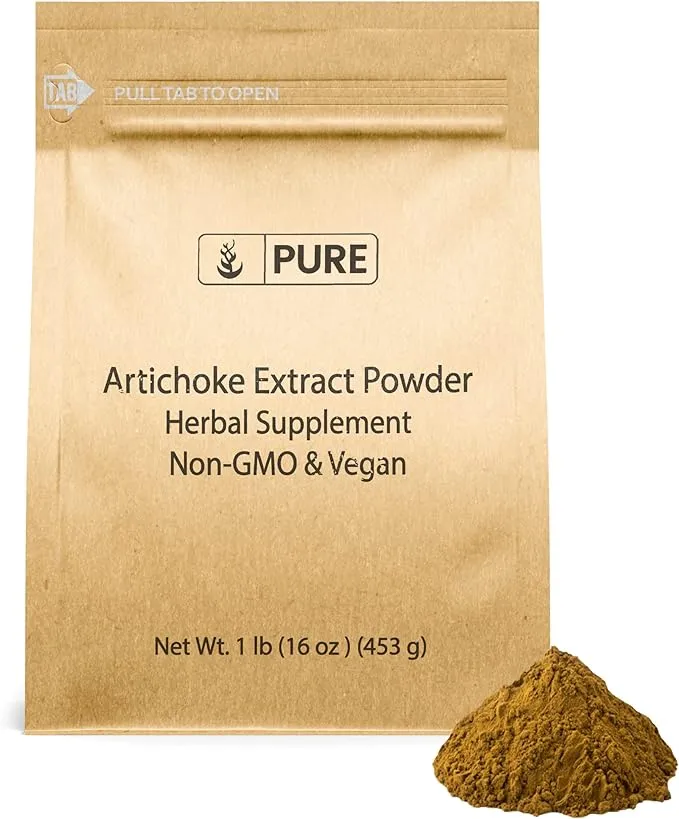 PURE ORIGINAL INGREDIENTS Artichoke Extract Powder (1 lb), No Additives or Fillers, Non-GMO