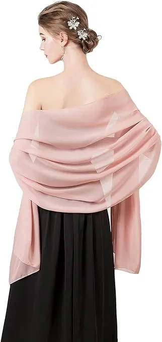 Soft Chiffon Scarfs Shawls and Wraps for Evening Dresses Wedding Shawl Wraps ...