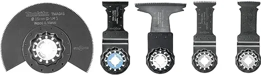 Makita B-67197 5 Pc. Starlock® Oscillating Blade Set