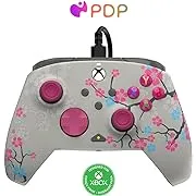 Control Alambrico Pdp Rematch Glow Cherry Blossom Para Xbox Color Blanco