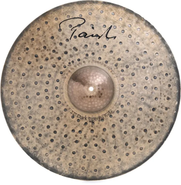 Paiste 22 inch Signature Dark Energy Ride Mk II Cymbal Used