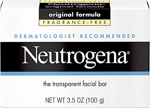 Neutrogena The Transparent Facial Bar Original Formula, 3.50 oz ( Pack of 24)