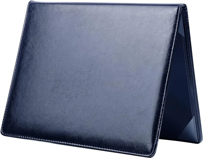 Diploma Cover Restaurant Menu Covers 8.5 x 11 Navy Blue Leather Certificate Holder-Document Holder US Letter Size 2019 Graduation Gifts