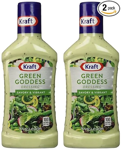 Kraft Green Goddess Dressing, 16 Fl Oz (Pack of 2)