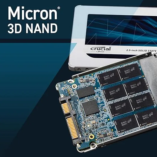 Crucial MX500 2TB 3D NAND SATA 2.5 Inch Internal SSD, up to 560MB/s - CT2000MX500SSD1
