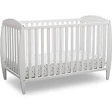 Delta Children Taylor 4-in-1 Convertible Crib, White