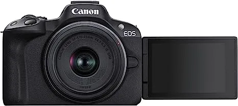 Canon Eos R50 Mirrorless Camera with 18-45mm Lens (Black)