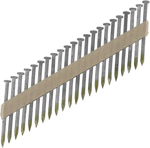 Metabo HPT Framing Nails, 1-1/2" x .148, Paper Tape, Strap Tite, Heat Treated, Hot Dipped Galvanized, 1000 Count (27134SHPT)