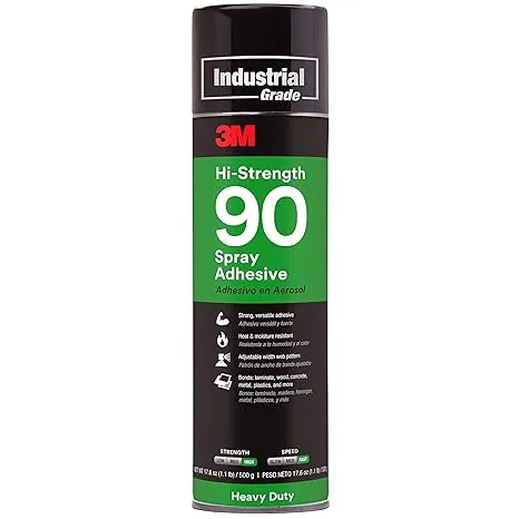 3M Hi-Strength Spray Adhesive 90 Low VOC 24 fl oz Can