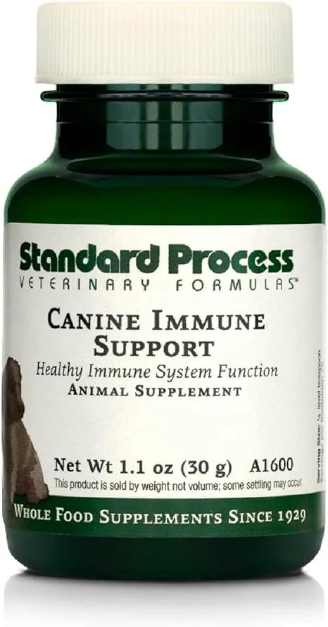 Standard Process Canine Immune System Support - Immune Support Supplement for Dogs - Powder Canine Supplement Aids Overall Health & Wellness - Immunity Support Supplement with Zinc & Kelp - 30 g