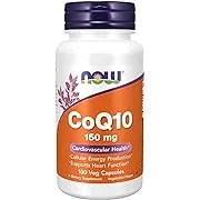 NOW Foods, CoQ10, 150 мг, 100 растительных капсул