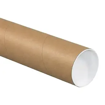 TLP3020K Mailing Tubes with Caps, 3&#034; X 20&#034;, Kraft (Pack of 24)