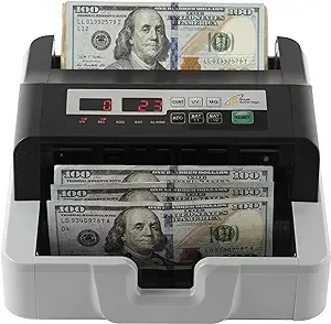 Royal Sovereign Back-Load High Speed Bill Counter W/Counterfeit Detection (RBC-100)