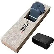 KAKURI Hand Plane 42mm for Woodworking, KANNA Japanese Block Plane Manual Hand Planer Tool for Chamfering and Smoothing, 7.0 x 2.1 x 1.6 inches, White Oak Body, Made in JAPAN