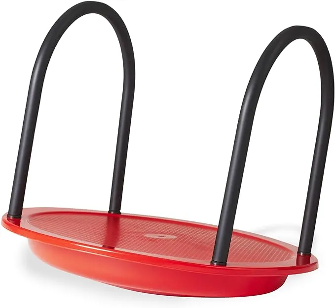 Gonge Round Seesaw, Red, 29.92" x 29.92" x 5.51"/23.6"