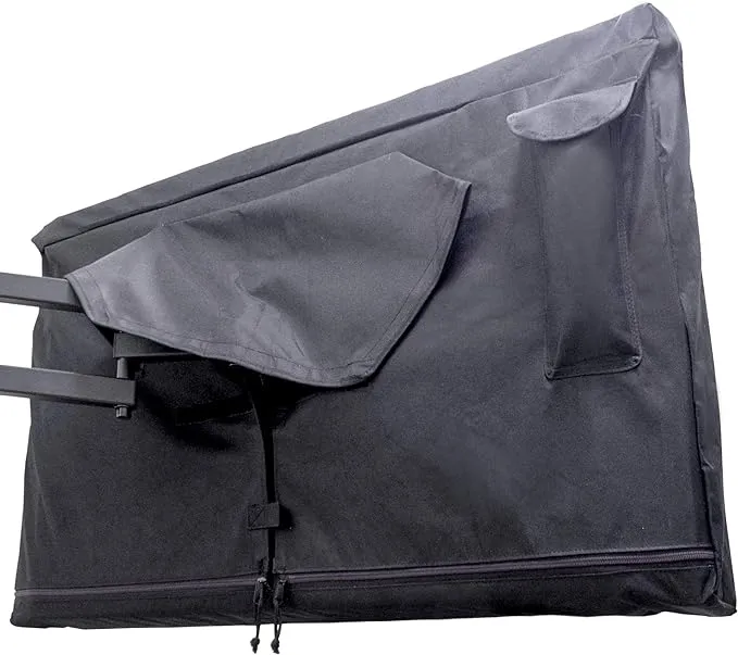 Outdoor TV Cover 86-90 inch - WITH ZIPPER, Weatherproof, Waterproof 360 degrees protection, Soft Non Scratch Interior - Black