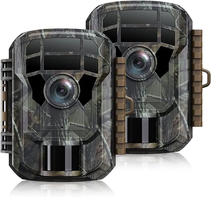 CAMPARKCAM 2 Pack Trail Camera - Game Camera 24MP 1080P Motion Activated Trai...