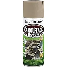 Rust-Oleum 279178 Camouflage 2X Ultra Cover Spray Paint, 12 oz, Earth Brown, (Pa