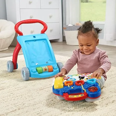 Vtech Sit-to-Stand Learning Walker - Blue Frustration Free Packaging