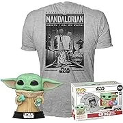 Funko Pop! & Tee: The Mandalorian - Grogu with Cookies - XL