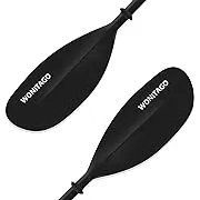 WONITAGO Kayak Paddles with Alloy Shaft and PP Blade, Floating Kayaking Oars, Adjustable 230-250 cm/90-98 Inches, BlackWONITAGO Kayak Paddles with Alloy Shaft and PP Blade, Floating Kayaking Oars, Adjustable 230-250 cm/90-98 Inches, Black