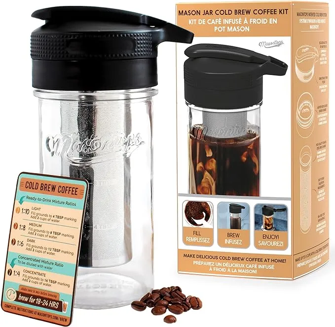 Masontops Cold Brew Coffee Kit