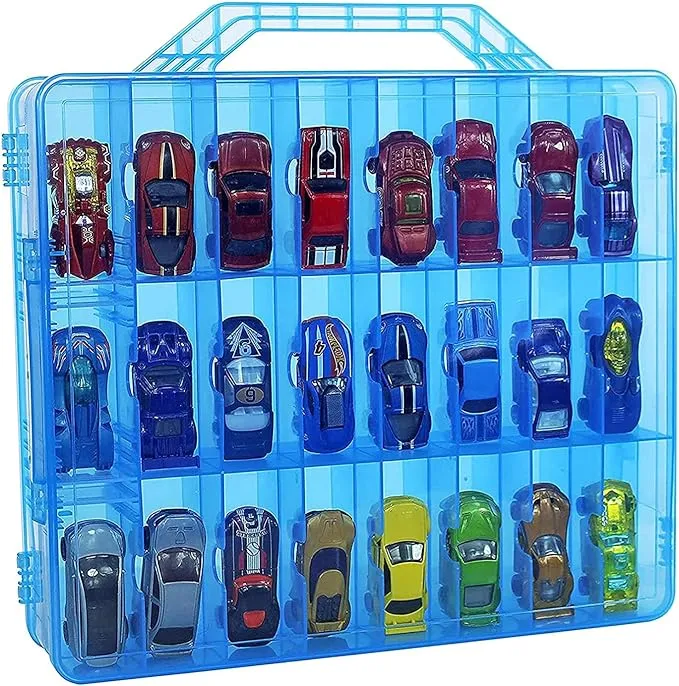 Bins & Things Toys Organizer Storage Case with 48 Compartments Compatible with LOL Surprise Dolls, LPS Figures, Shopkins and Calico Critters