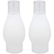 Westinghouse Lighting 83091 Corp 8-1/2-Inch Frosted Chimney - 2 Pack