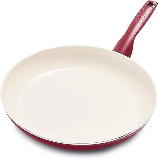 GreenPan Rio Ceramic Nonstick 12" Frypan - Red