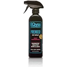 EQyss Premier Pet Spray - Moisturizes & Conditions for Healthy Skin & Coat, Non- greasy, Repels Dust & Dirt - Great for Dogs, Cats, Puppies (16 oz)