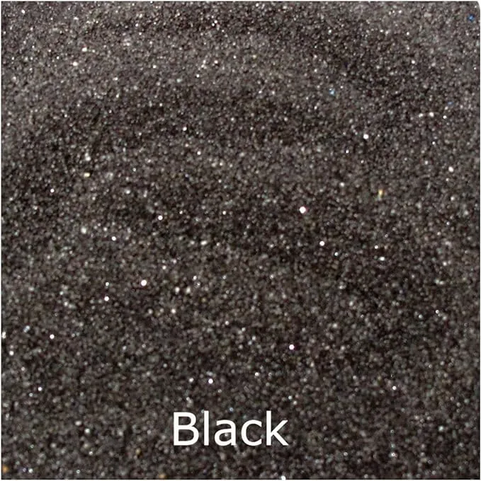 ACTIVA Decorative Colored Sand - 25 Lb. - Deep Black, 10" L x 5" W x 10" H