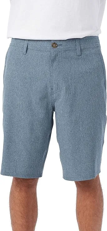 O'NEILL Men's 21 Inch Reserve Heather Hybrid Shorts - Water Resistant Mens Shorts with Quick Dry Stretch Fabric and Pockets