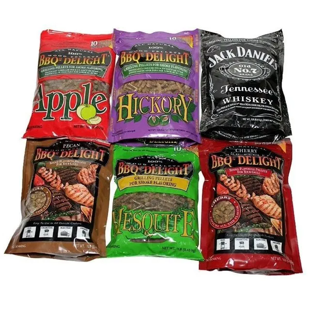 BBQr&#039;s Delight Wood Smoking Pellets - Super Smoker Gift Value Pack - 1 Lb. Bag -