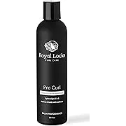 Royal Locks Pro Curl Defining Cream with Argan Oil - Lightweight Anti-Frizz Curly Hair Styling Gel for Wavy, Coily & Curly Hair (8 fl oz)