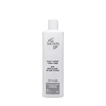 Nioxin System 1 Scalp Therapy Conditioner, with Peppermint Oil, Treats Dry Scalp, Provides Moisture Control & Balance, For Natural Hair with Light Thinning, 10.1 fl ozNioxin System 1 Scalp Therapy Conditioner, with Peppermint Oil, Treats Dry Scalp, Provi