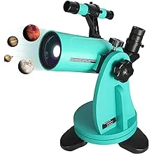 Maksutov-Cassegrain Telescope 60 with Dobsonian Mount, 60mm Aperture 750mm Focal Length, with Finderscope and Phone Adapter, Tabletop Telescopes for Kids Adults Beginners Astronomy