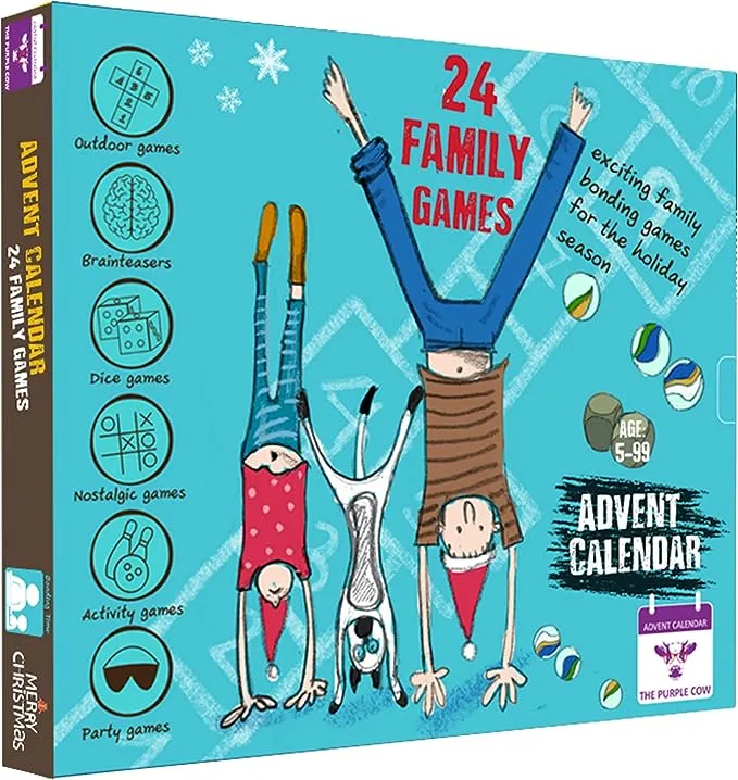 New 2022 Advent Calendar Family Games by The Purple Cow 24 of The Best Ever ...