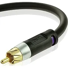 Mediabridge Ultra Series Subwoofer Cable Dual Shielded with Gold Plated RCA to RCA Connectors