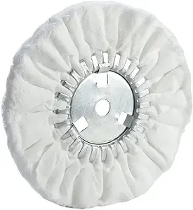 10&#034; Soft Airway Buffing Wheel White Flannel / 5/8&#039;&#039; Arbor Hole/finish Polish Ste