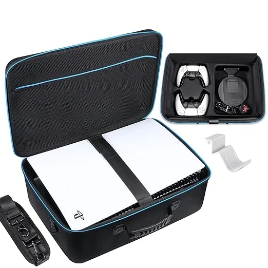 ?Zadii Hard Shell PS5 Carrying Travel Case?