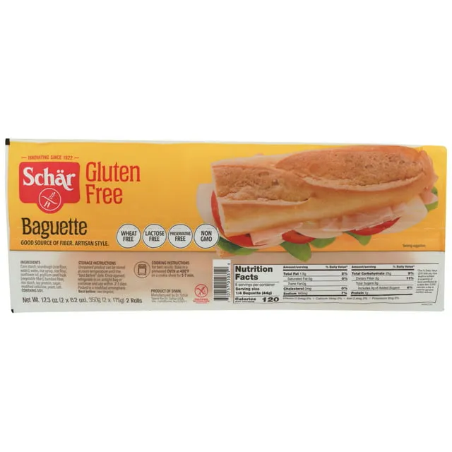 Schar Gluten-Free Baguette 2-Count - 6/Case