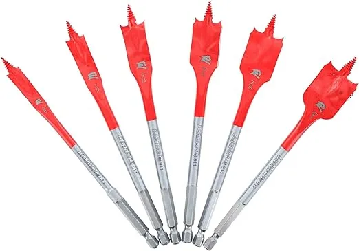 Diablo 6 Piece Set Spade Bit for Wood - for Hole Drilling Solutions for Fast, Clean Wood - DSP2920-S6