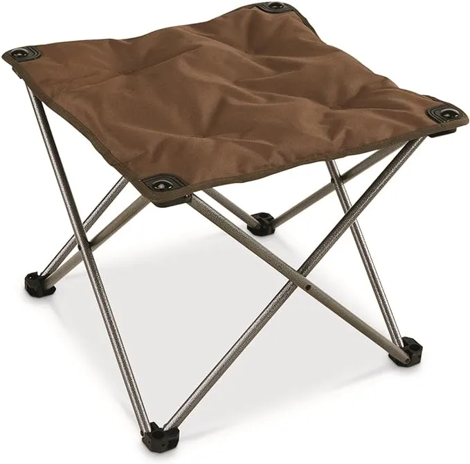 Guide Gear Camping Chair Foot Stool, Folding, Collapsible, Portable Footrest