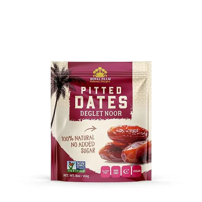 Pitted Dates Deglet Noor Royal Palm