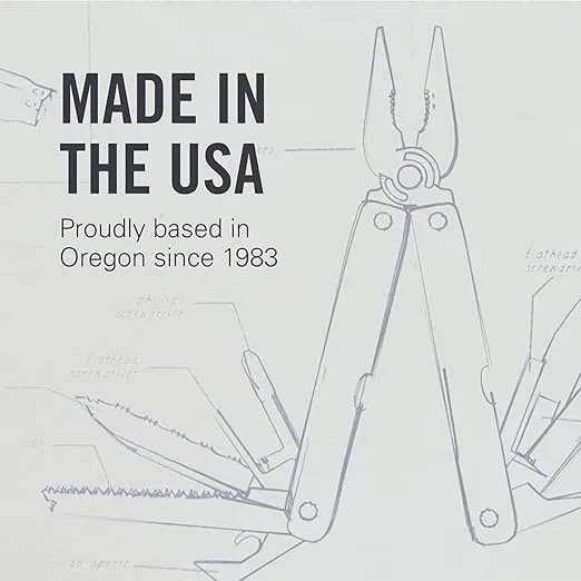 LEATHERMAN, Signal, 19-in-1 Multi-tool for Outdoors, Camping, Hiking, Fishing, Survival, Durable & Lightweight EDC, Made in the USA, Crimson