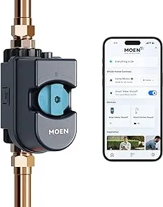 Moen 900-006 Flo Smart Water Monitor and Automatic Shutoff Sensor for 1-Inch Diameter Pipe